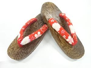 未使用品　焼桐下駄（23.5センチ）